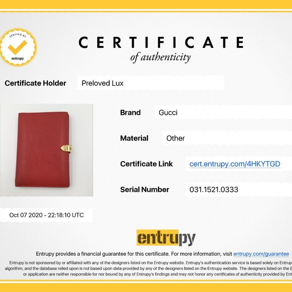 Authentic Gucci Red 6-ring Agenda Planner - Picture 15 of 15